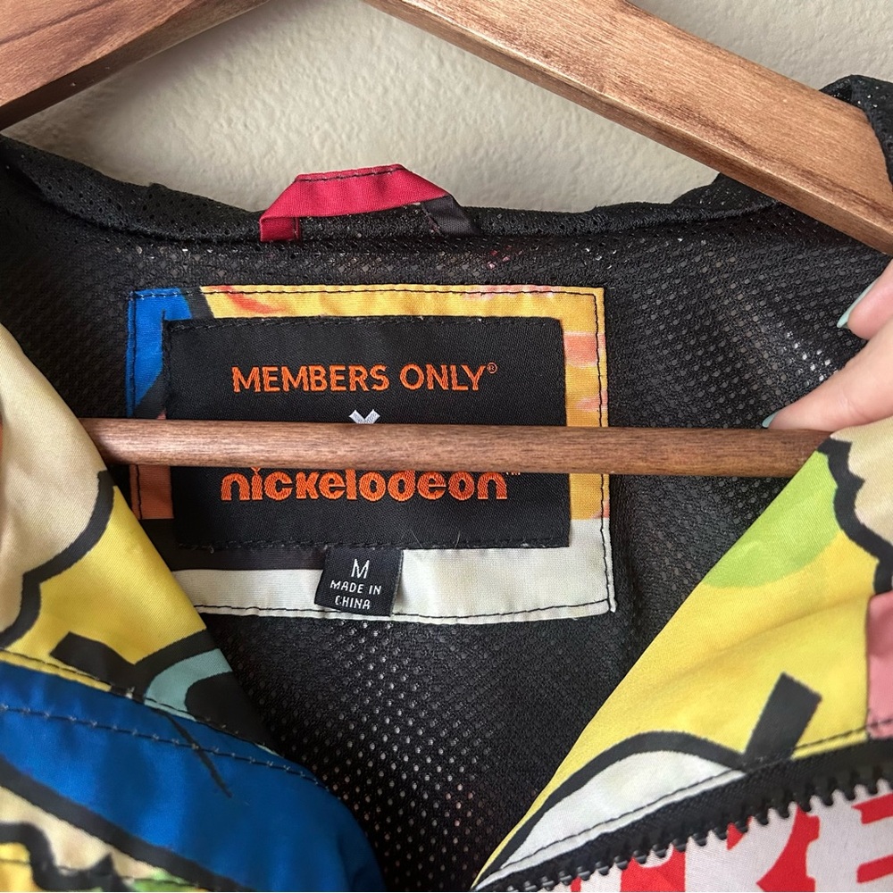 Members Only x Nickelodeon Spongebob Patrick Windbreaker Jacket | Size M - Picture 3 of 10